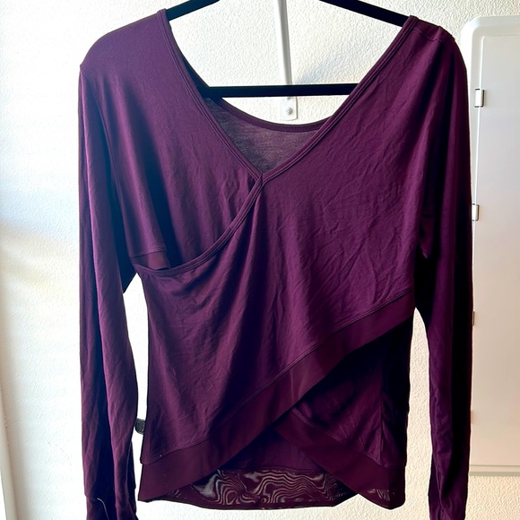 Yoga Wrap Shirt by Laundry - Picture 1 of 5